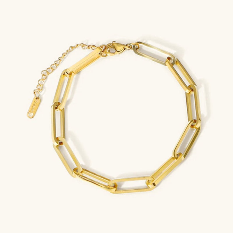 Anna – Bracelet en or au design superposé