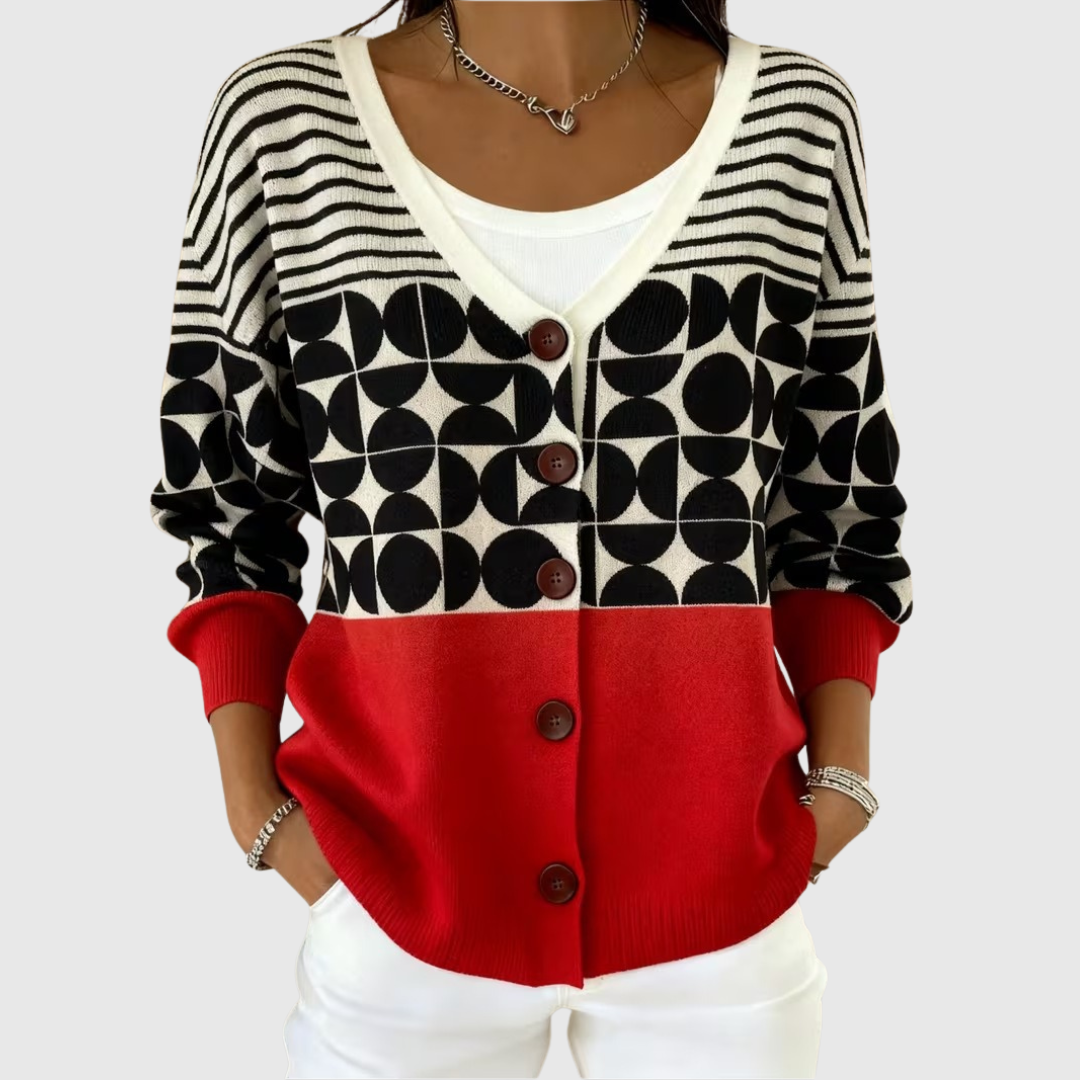 Sabine | Cardigan en tricot à boutons confortable