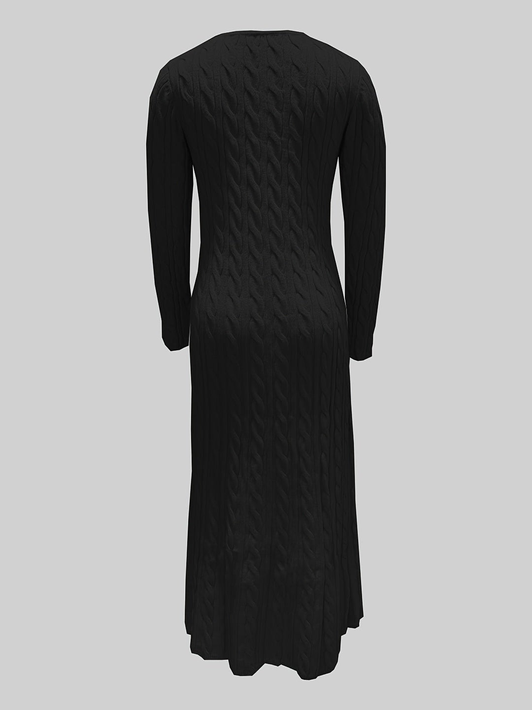 Sarah | Robe Maxi en Tricot Câblé Confortable