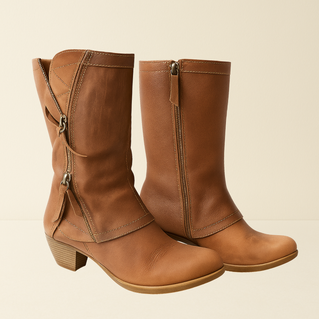 Fanny | Bottes mi mollet d'automne