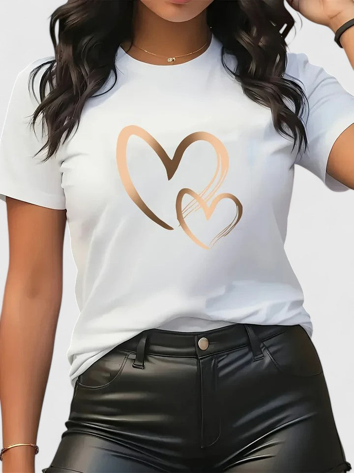 Clara | T Shirt Confortable à Manches Courtes