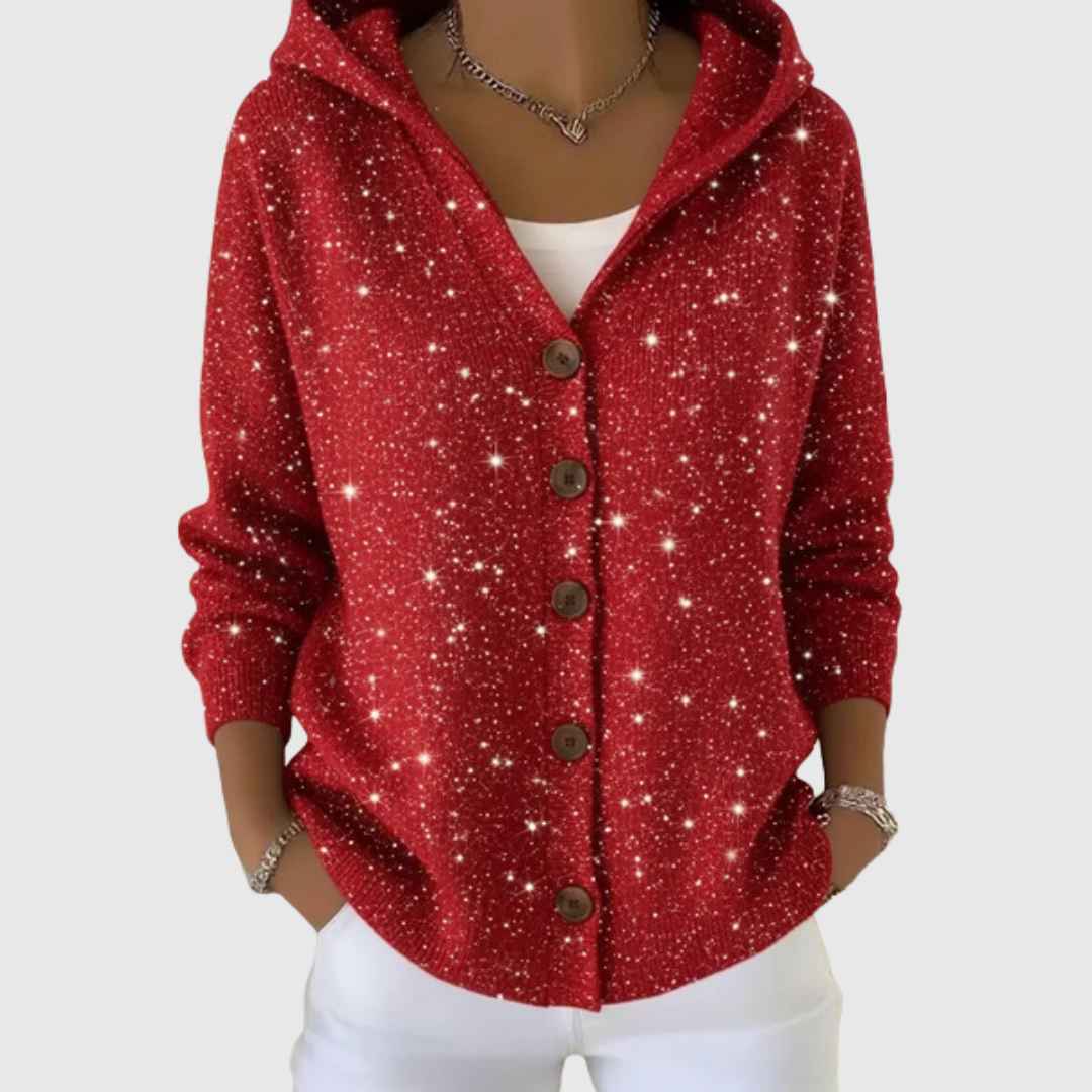 Noémie | Cardigan en tricot confortable avec capuche