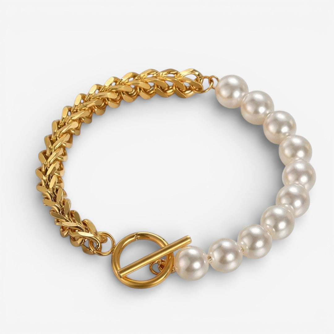 Bracelet élégant en Or et Perles