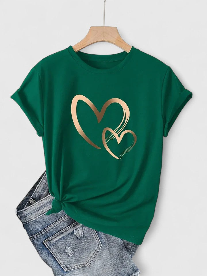 Clara | T Shirt Confortable à Manches Courtes