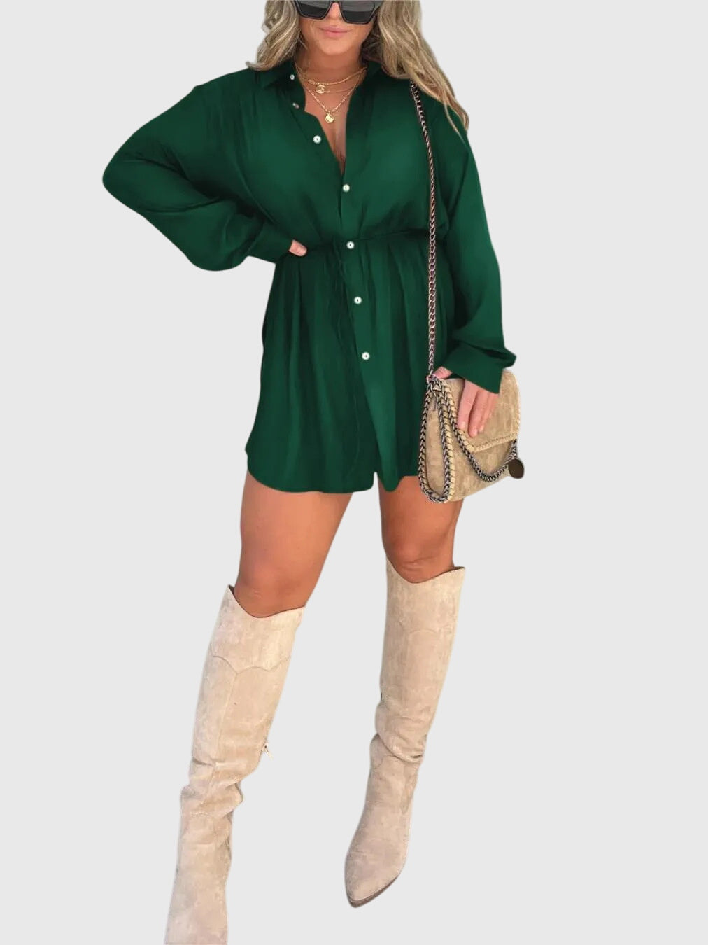 Sylvie | Robe Salopette Élégante