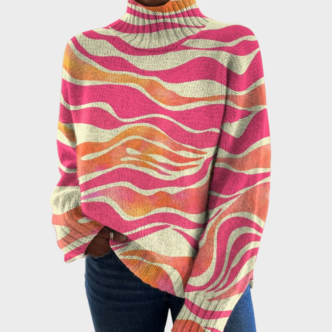 Lúcia - Pull Tricoté Artistique