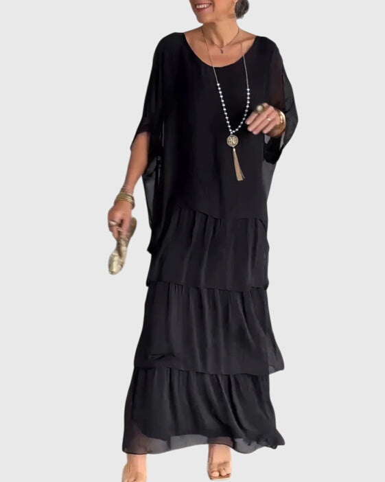 Patricia | Robe Élégante Longue et Fluide
