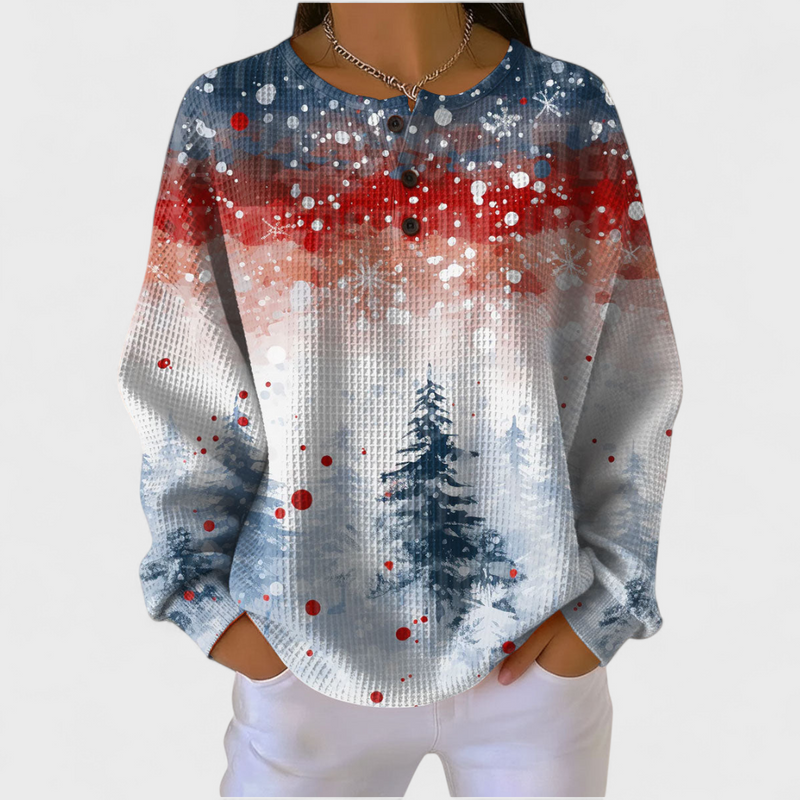 Valérie | Pull de Noël au doux motif de sapin