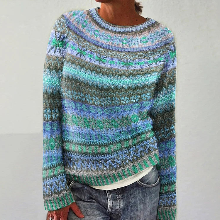 Bénédicte | Pull en tricot vintage