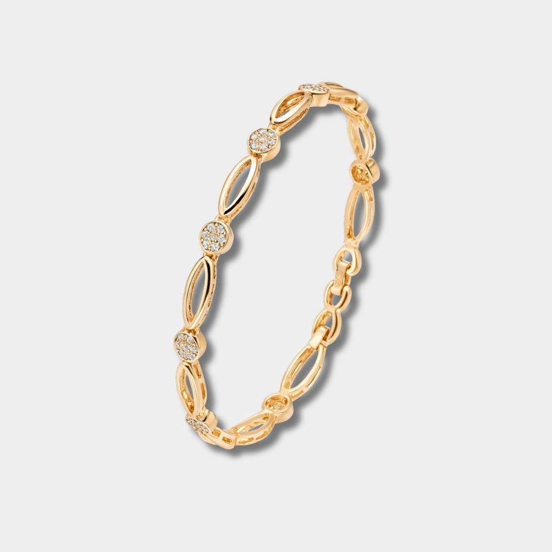 Claire – Bracelet élégant en or avec zircons