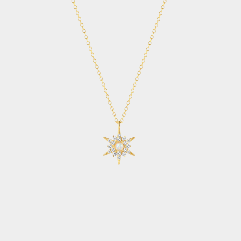 Amélie – Délicat collier en argent avec pendentif rond