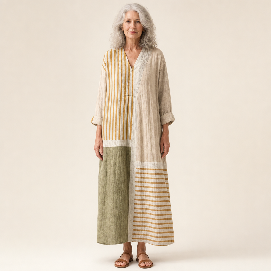 Henriette - Robe d’Été Imprimée Flatteuse