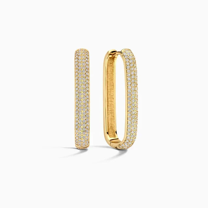 Grandes boucles d’oreilles avec icône de paon