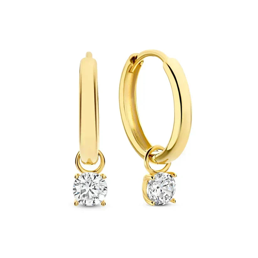 Boucles d’oreilles en fil Larmes de Lune