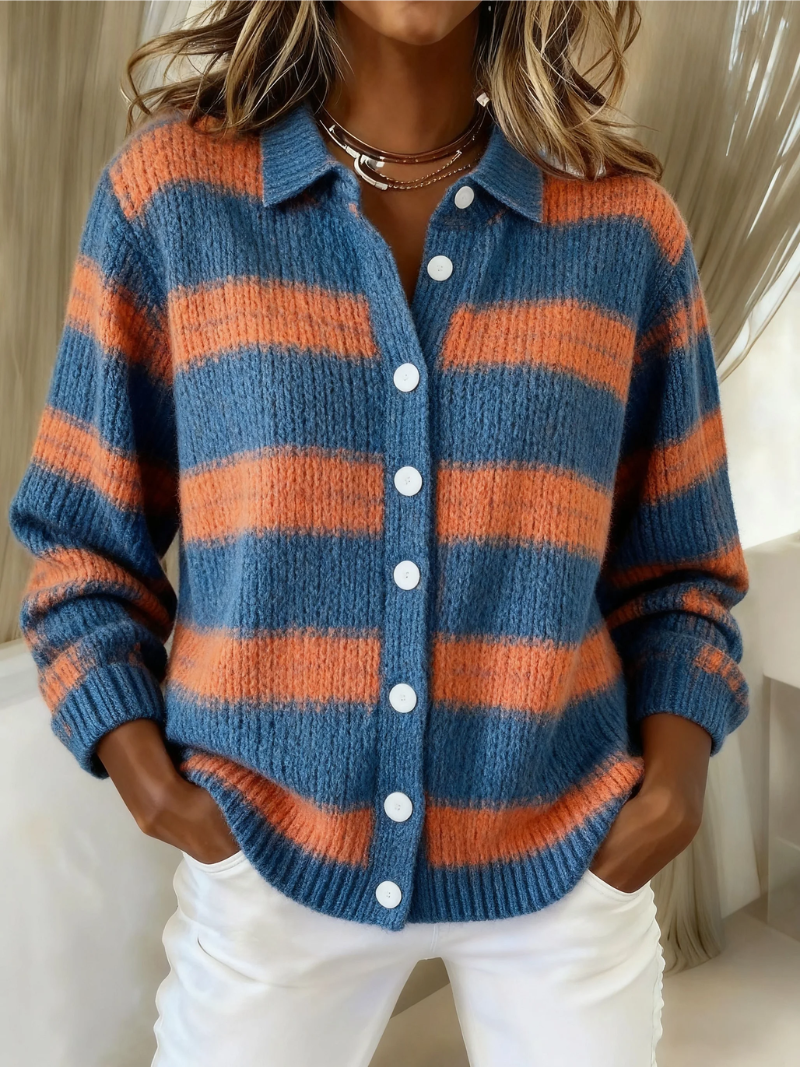 Sylvie | Cardigan rayé