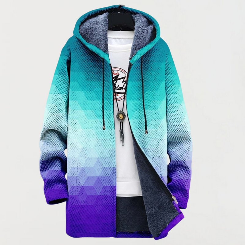 Éléonore | Veste de transition avec motif hexagonal