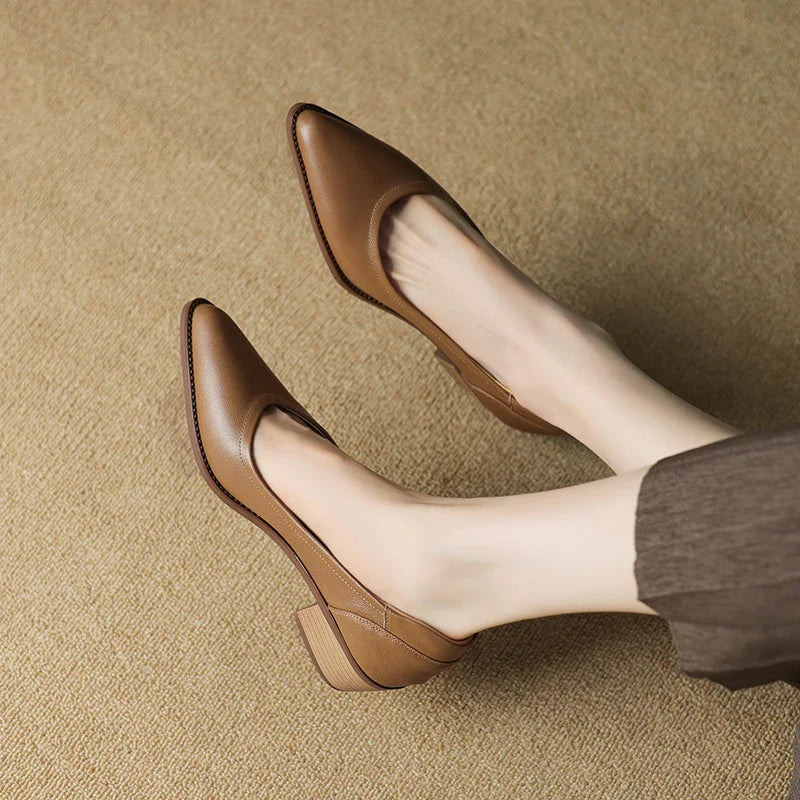 Camille | Chaussures à Talons Moyens