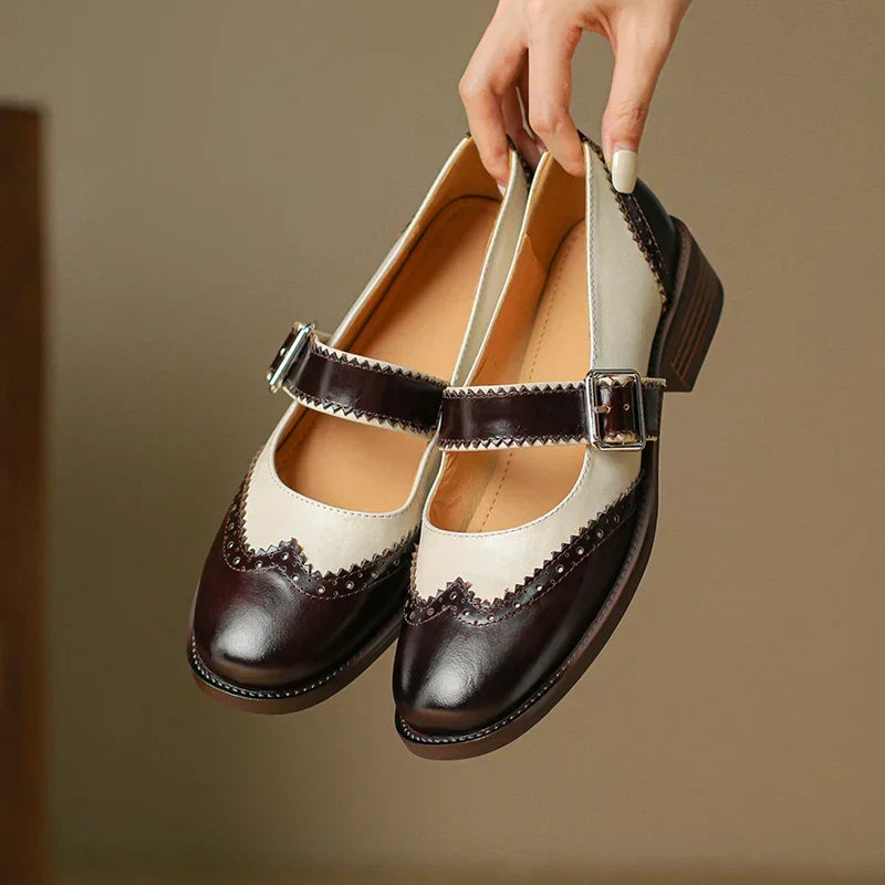 Marie | Mary Janes en cuir