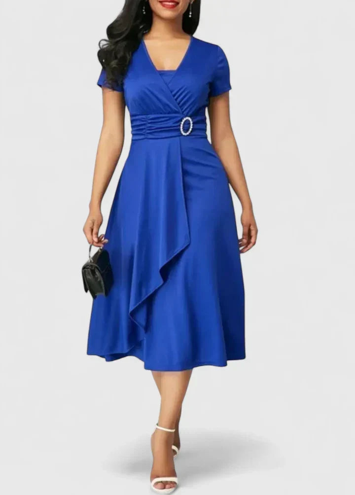 Zhyrelle | Robe Midi Élégante