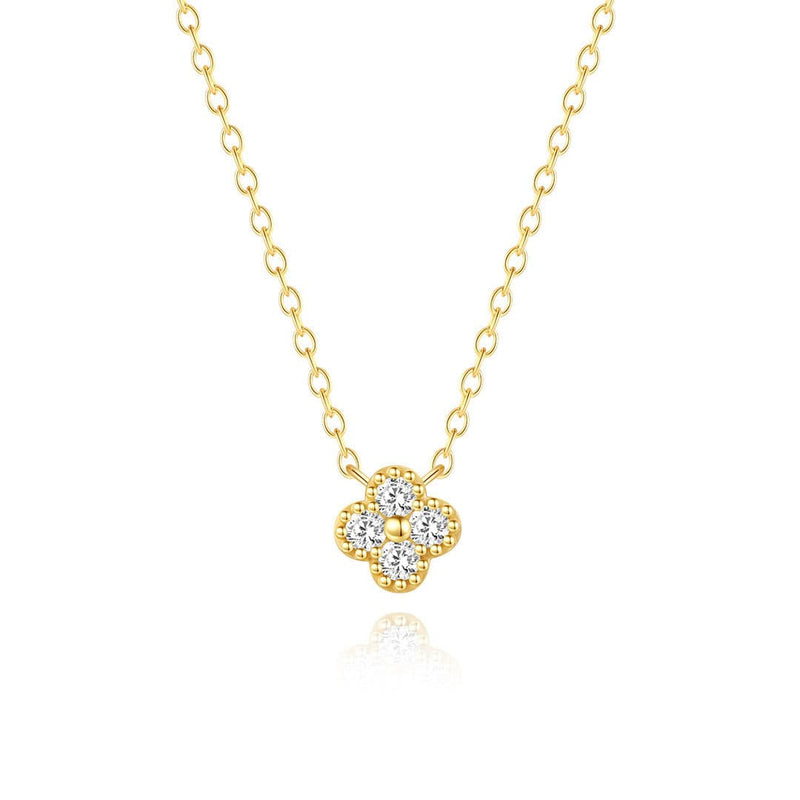 Ève – Collier en argent avec pierre délicate
