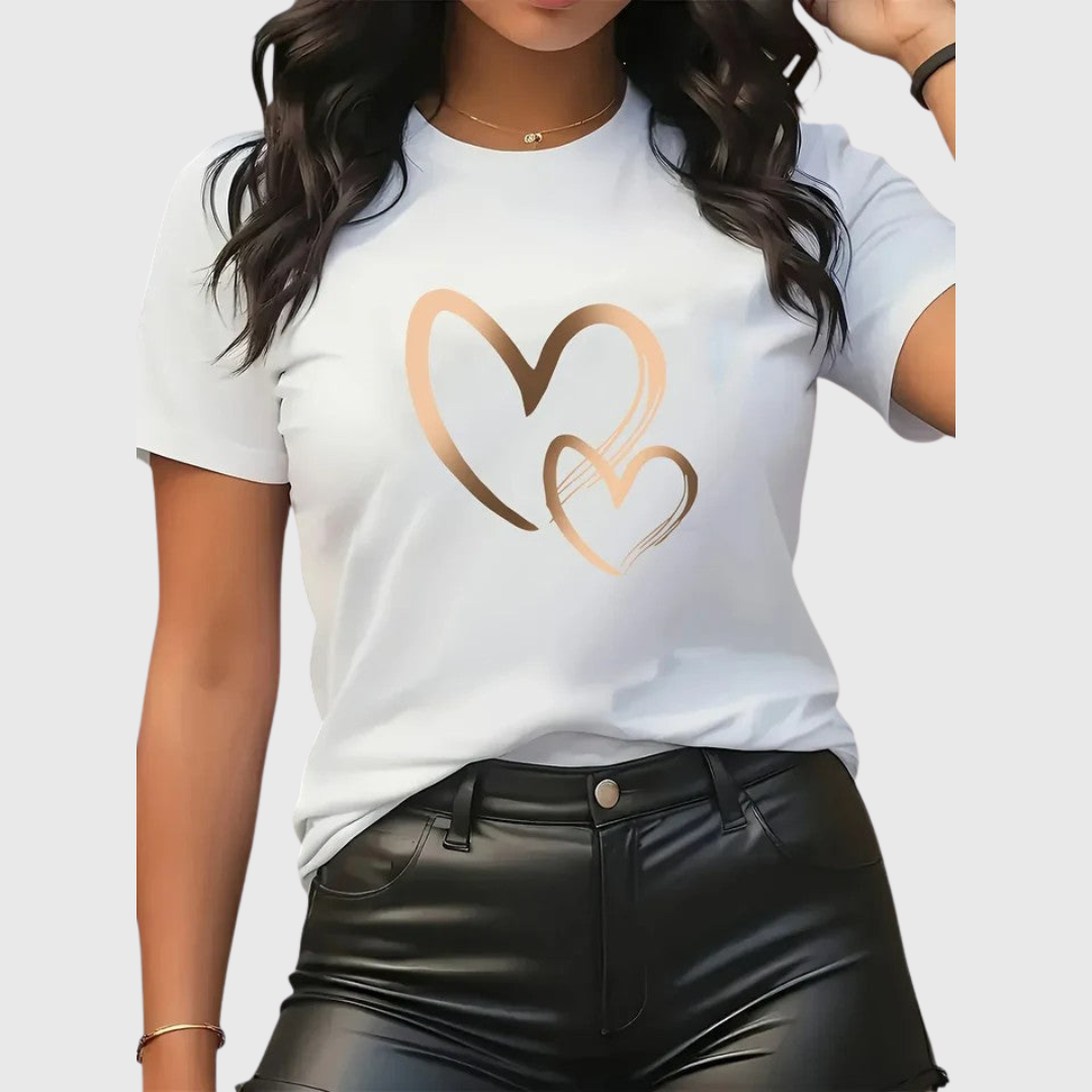 Clara | T Shirt Confortable à Manches Courtes