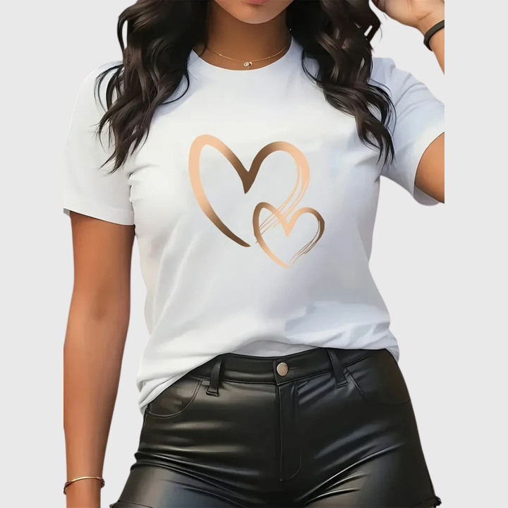 Clara | T Shirt Confortable à Manches Courtes