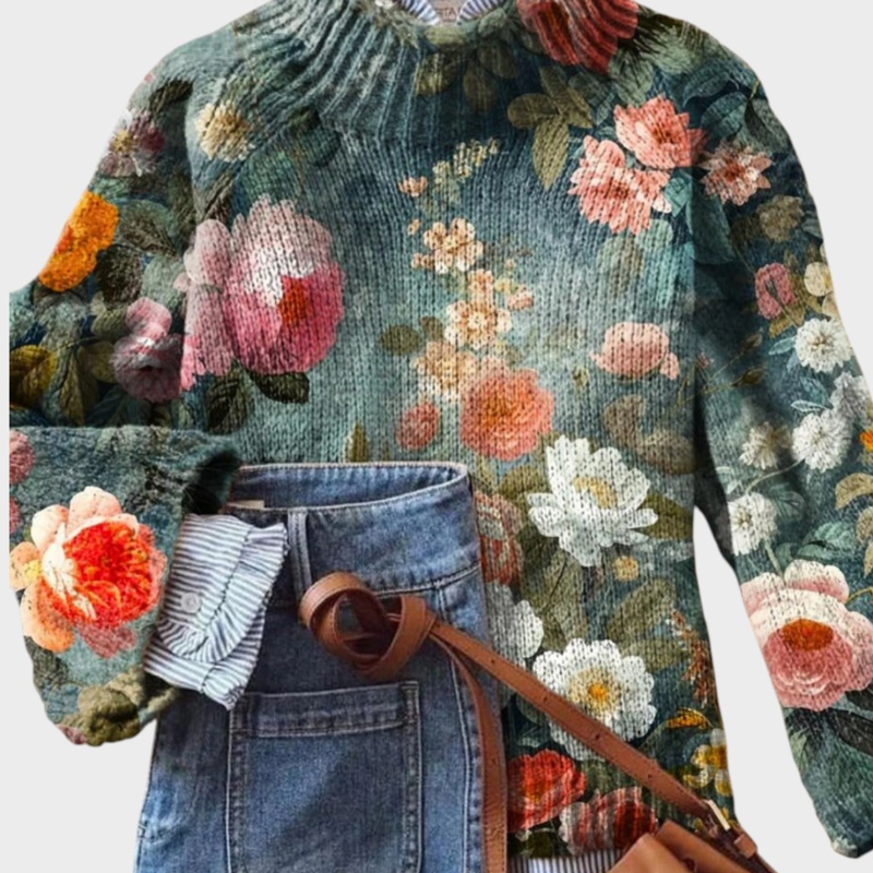 Patrícia - Pull en Tricot Artistique