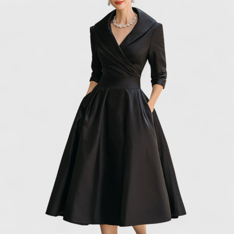 Nicole | Robe Midi Élégante