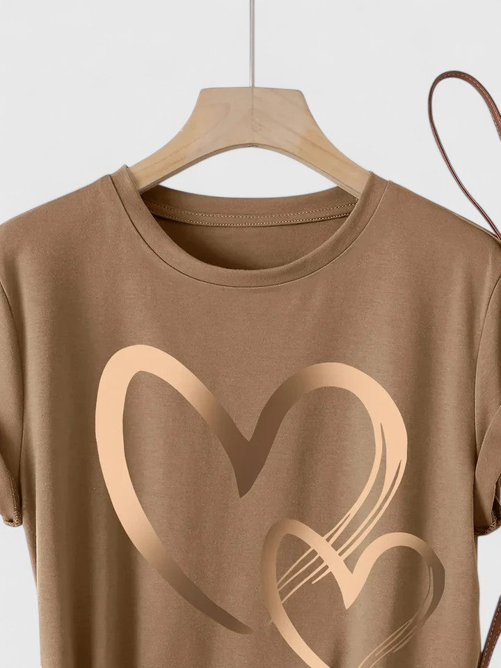 Clara | T Shirt Confortable à Manches Courtes