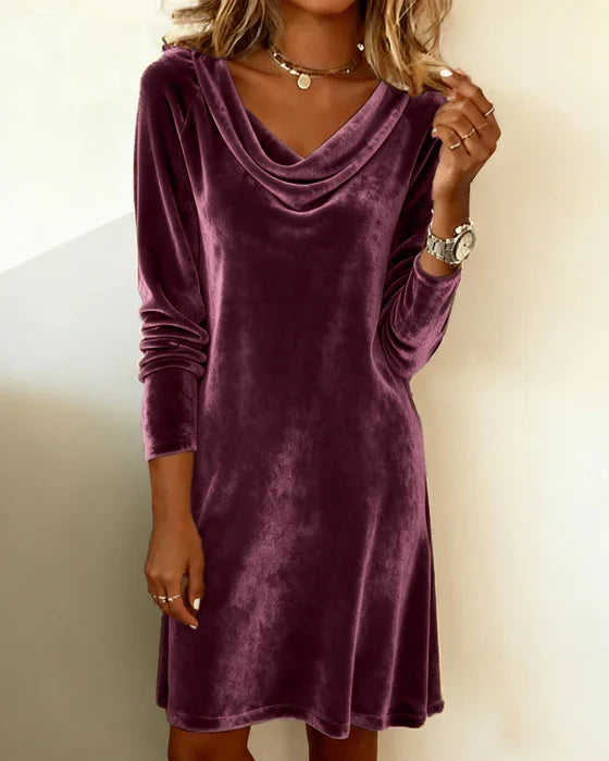 Joëlle | Robe en Velours Ample