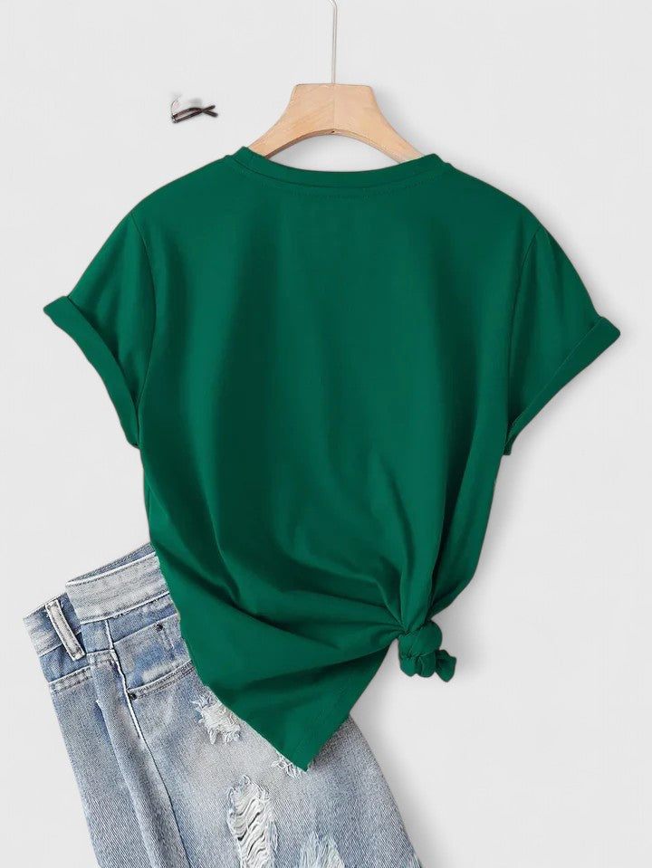 Clara | T Shirt Confortable à Manches Courtes