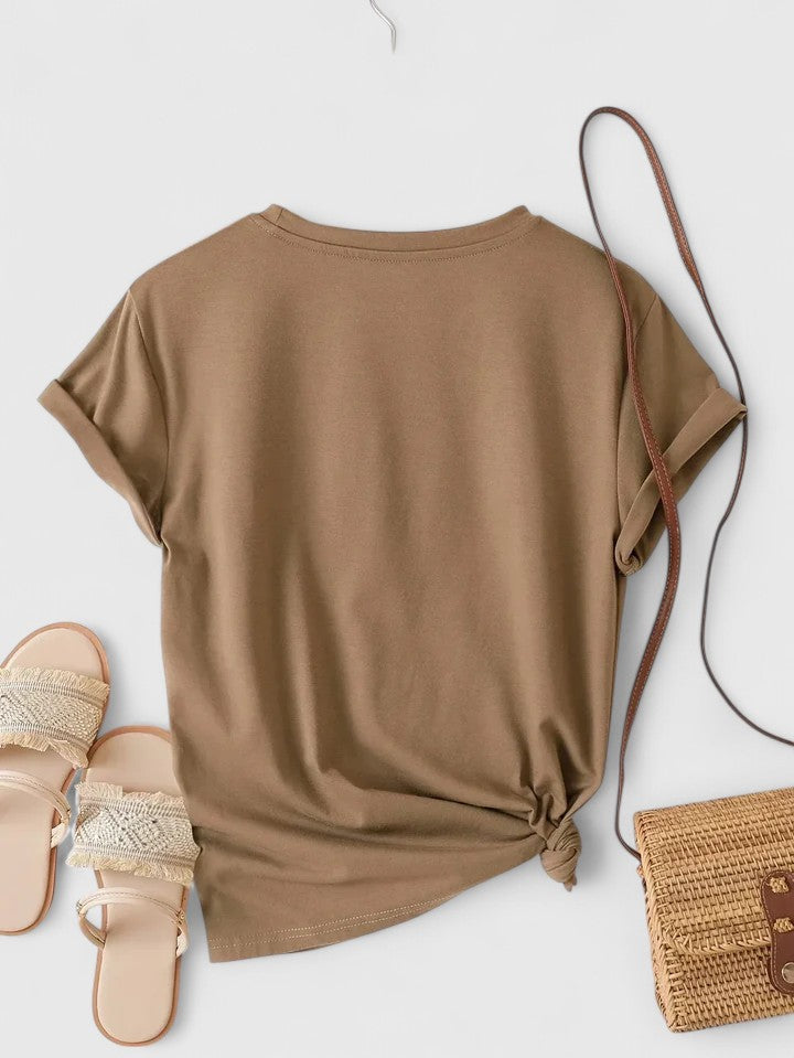 Clara | T Shirt Confortable à Manches Courtes