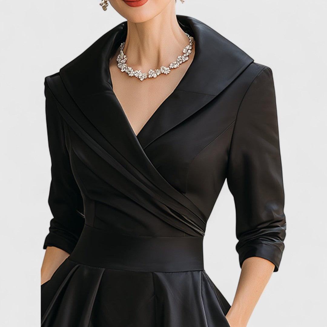 Nicole | Robe Midi Élégante