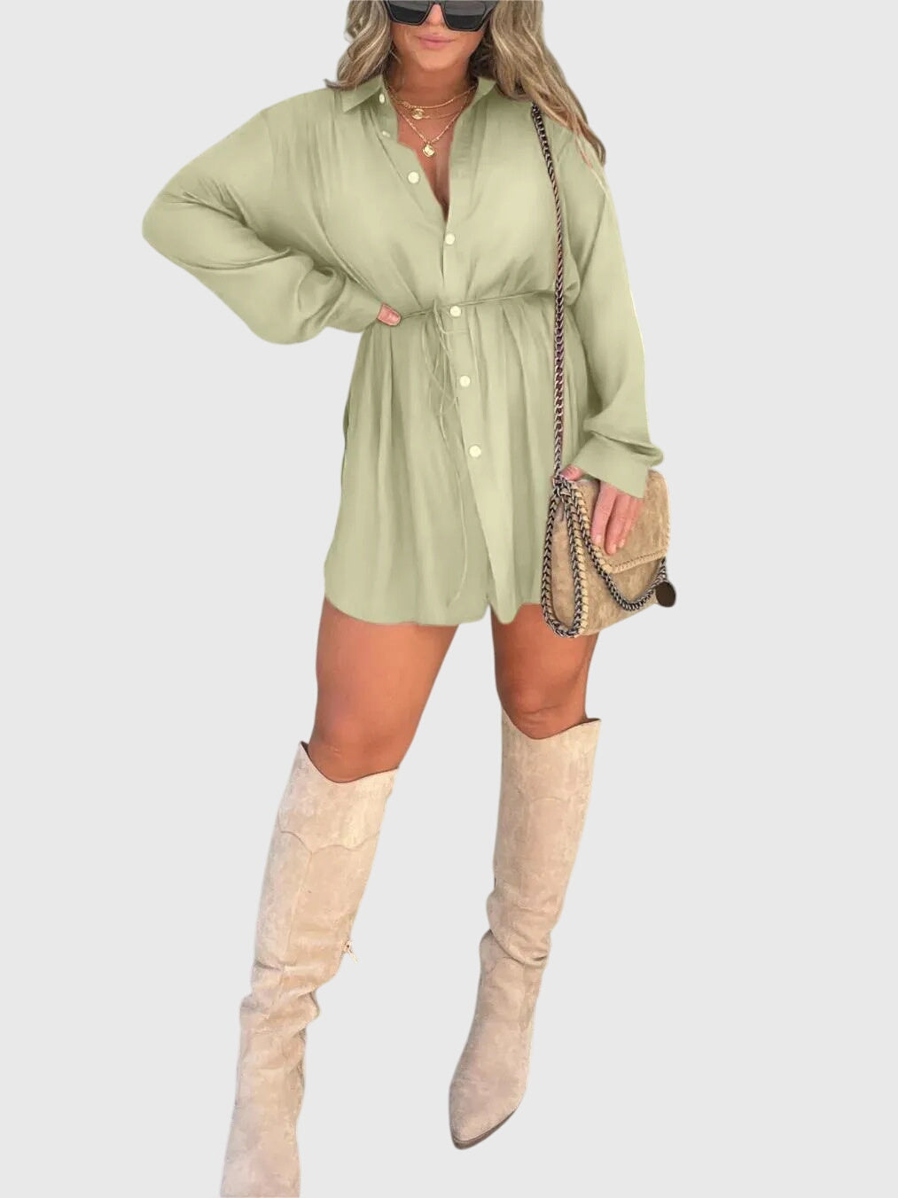 Sylvie | Robe Salopette Élégante