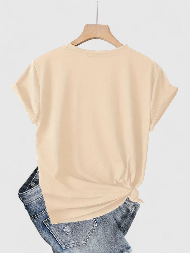 Clara | T Shirt Confortable à Manches Courtes