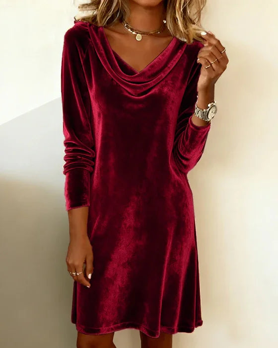 Joëlle | Robe en Velours Ample